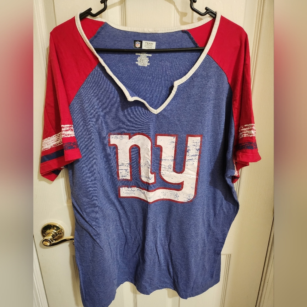 NFL New York Giants Short Sleeve Shirt Size 1x